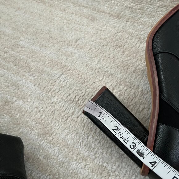 Vince Camuto Dreven Black Over the Knee Chunky Heels Boots 9.5 - Picture 10 of 10